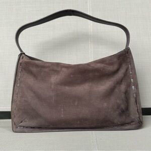 Vintage Coach 9476 suede nubuck leather in Mahogany